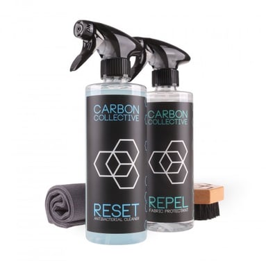 Kit de curățare și protecție pentru textile și alcantara Carbon Collective
