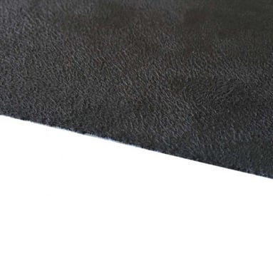Piele întoarsă artificială neagră SGM Suede Negru
