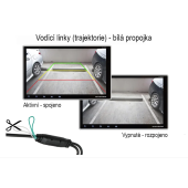 Cameră video universală pentru parcare spate Macrom AHD / CVBS