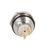 Comutator cu impuls cu iluminare de fundal LED, verde, 19 mm SW IMP