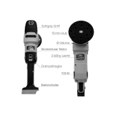 Mașină de lustruit fără fir Liquid Elements „A4500 Pro” - cursă de 15 mm