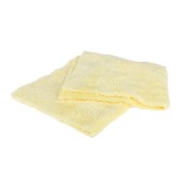 Prosop din microfibră Purestar Plush Light Buffing Prosop galben