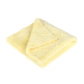Prosop din microfibră Purestar Plush Light Buffing Prosop galben