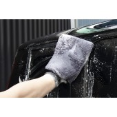Mănușă de spălat din microfibră Purestar Plush Wash Mitt Gri
