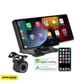 Steelmate L07 ecran10” Apple CarPlay AndroidAuto oglindire, 2K+FHD DVR