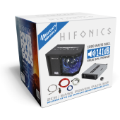 Set amplificator și subwoofer Hifonics MBP 1000.2