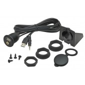 Priză USB / JACK cu 4 pini cu cablu