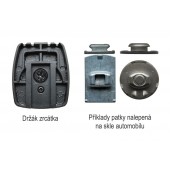 Cameră HD DVR cu înregistrare și monitor de 4,3 inchi în oglinda retrovizoare cu funcție de reglare automată a luminii HV-043LAD