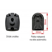 Cameră HD DVR cu înregistrare și monitor de 4,3" în oglinda retrovizoare cu funcție de reglare automată HV-043LAD