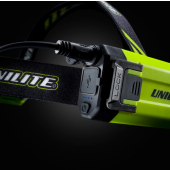 Lanternă frontală reîncărcabilă ultra-puternică cu baterie externă Unilite HT-1600R