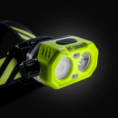 Lanternă frontală reîncărcabilă ultra-puternică cu baterie externă Unilite HT-1600R