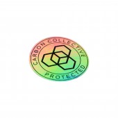 Autocolant Carbon Collective Oil Slick Protected Seal 40mm