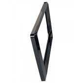 Adaptor pentru montarea unui radio auto de 9" într-o ramă de 10", negru lucios