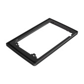 Adaptor pentru montarea unui radio auto de 9" într-o ramă de 10", negru lucios