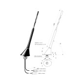 Antenă Blaupunkt DAB-AP