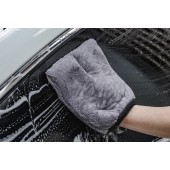 Mănușă de spălat din microfibră Purestar Plush Wash Mitt Gri