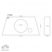 Dulap închis Basser P1220 Black