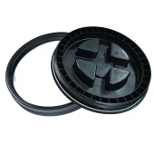 Capac Carbon Collective Gamma Seal Bucket Lid - Black