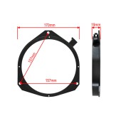 Adaptor difuzor GF20 165mm Alfa / Fiat / Opel