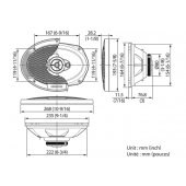 Difuzoare Kenwood KFC-S6966