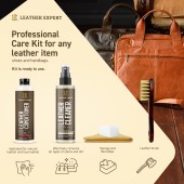 Un set mic de produse cosmetice auto din piele Leather Expert - Leather Handbag Care Kit
