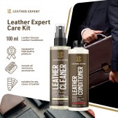 Un set mic de produse cosmetice auto din piele Leather Expert - Leather Handbag Care Kit