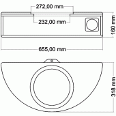 Incintă OEM Basser 10" în locul roții de rezervă