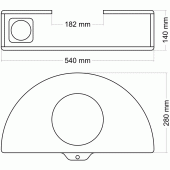 Incintă OEM Basser 8" în locul roții de rezervă