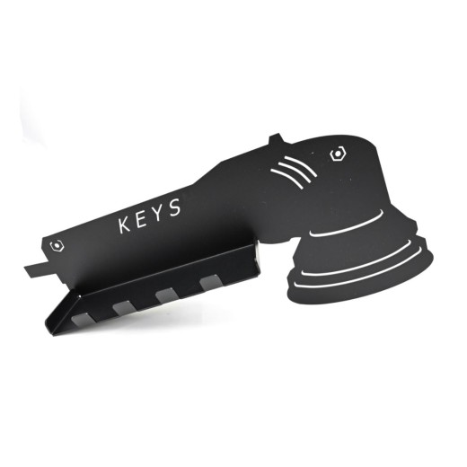 Poka Premium Hanger for car keys in shape of polishing machine with additional shelf