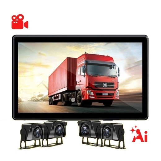 Dispozitiv de înregistrare Steelmate C40 - set CCTV, Ai BSD, 4x AHD 720p, ecran 10"