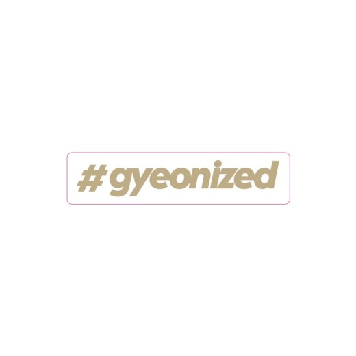 Autocolant Gyeon #gyeonized Sticker Gold (17,9 mm x 100 mm)