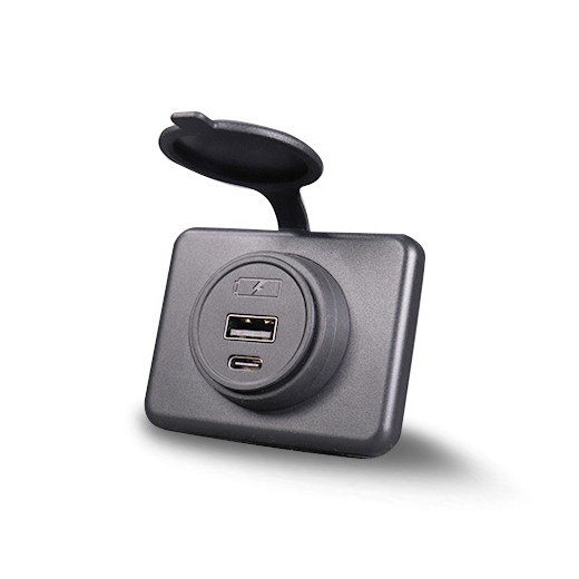 Încărcător USB-A și USB-C încorporat, 5V, 4,2A MY1288