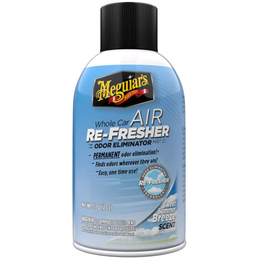 Meguiar's Whole Car Air ReFresher Odor Eliminator - Summer Breeze Scent (71 g)