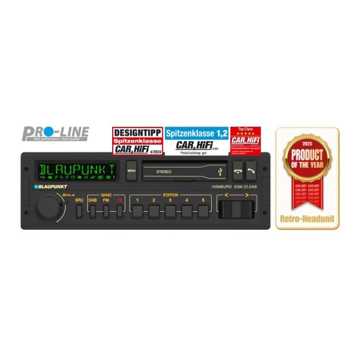 Radio auto retro Blaupunkt Hamburg SQM 23 DAB