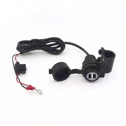 Încărcător USB-A 2x cu capac pentru motociclete MY1118