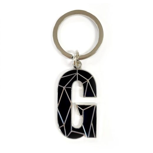 Breloc metalic pentru chei Gyeon Metal G Key Ring 22"