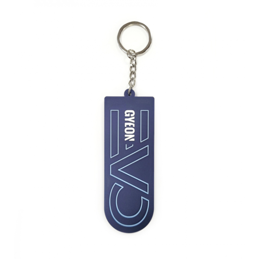 Breloc din silicon pentru chei Gyeon Rubber Key Ring - EVO Navy Blue