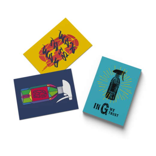 Cărți poștale Gyeon G Postcards (3 pcs)