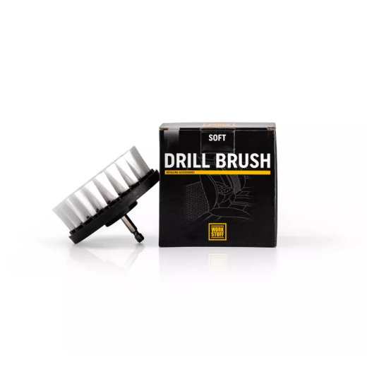 Perie rotundă pentru mașina de găurit cu baterie Work Stuff Drill Brush Soft