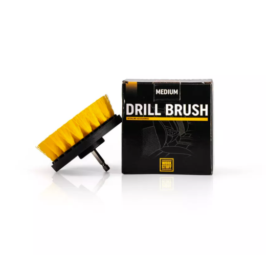 Perie rotundă pentru mașina de găurit cu baterie Work Stuff Drill Brush Medium