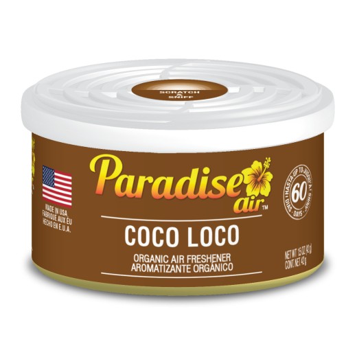 Odorizant organic Paradise Air Coco Loco - Nucă de cocos (42 g)