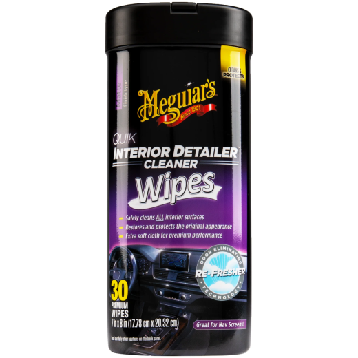 Meguiar's Quik Interior Detailer Wipes (25 pack)