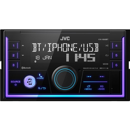 Radio auto 2DIN JVC KW-X850BT