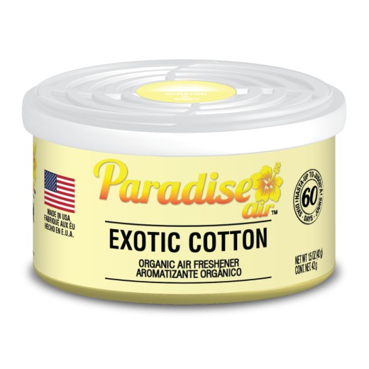 Odorizant organic Paradise Air cu bumbac exotic (42 g)