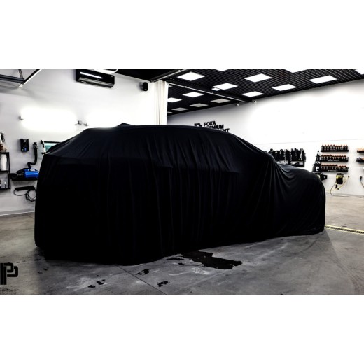 Poka Premium Equipment Premium quality car cover black with welt - Combi / SUV