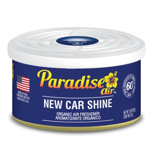 Odorizant organic Paradise Air pentru strălucirea mașinii noi - Mașină nouă (42 g)