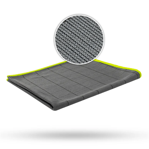 Lavetă din microfibră pentru geam Liquid Elements Glass Cleaning Cloth Carbon - 300 GSM 40 x 40 cm