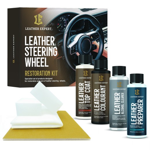 Set de renovare a volanului Leather Expert - Steering Wheel Black