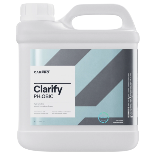 Curățător hidrofob pentru sticlă CarPro Clarify Ph2obic (4 l)