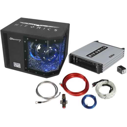 Set amplificator și subwoofer Hifonics MBP 1000.2